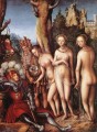 The Judgment Of Paris religious Lucas Cranach the Elder nude